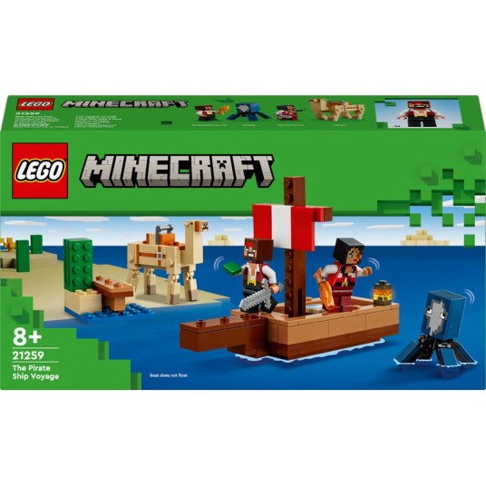 LEGO Minecraft - På tokt med sjørøverskip 21259 LEGO Minecraft - På tokt med sjørøverskip 21259