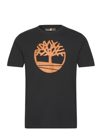 Timberland Tree Logo Short Sleeve Tee - Black - S