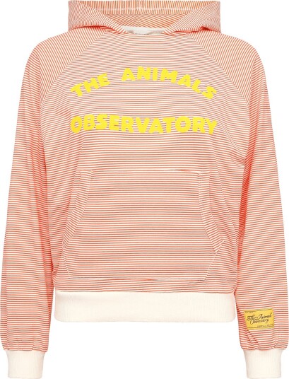 THE ANIMALS OBSERVATORY Wrasse Kid Hoodie Red   RED   12 Y