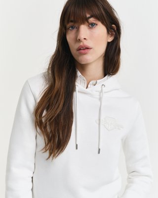 Gant Tonal Shield hettegenser EGGSHELL XL