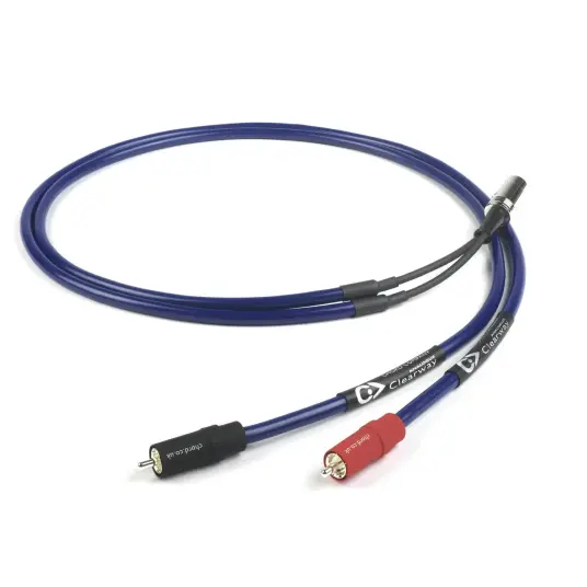Chord ClearwayX 2xRCA til 5DIN hann Analog signalkabel   2 meter
