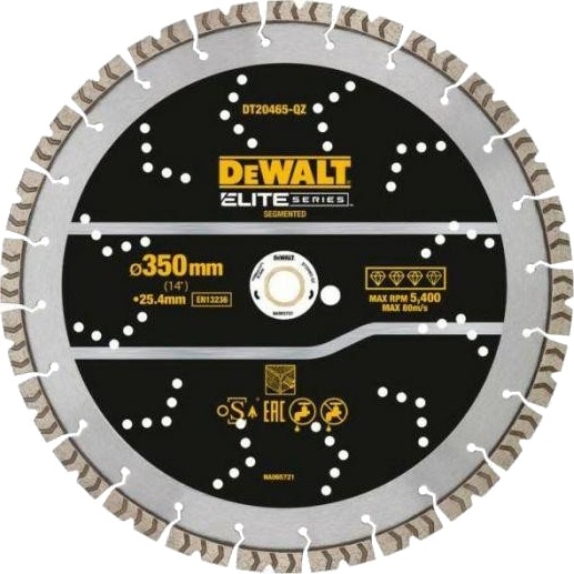 DeWalt ELITE SERIES Diamantblad for betong med armering, 350x25,4 mm