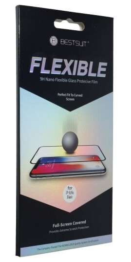 Partner Tele.Com Herdet Glass Fleksibel Nano Glass 5D Full Lim - For Iphone 12 Pro Max 6.7 Svart
