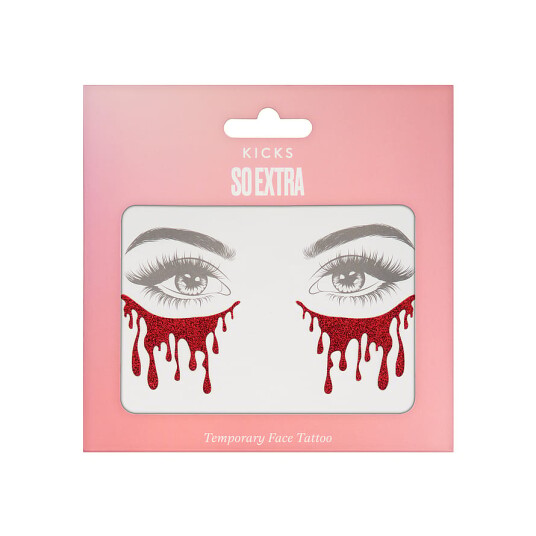 So Extra   Face Stickers Blood Tears