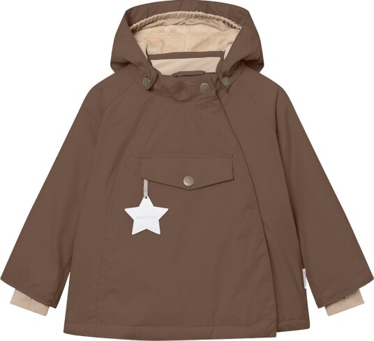MINI A TURE Matwang Fleece Lined Winter Jacket. Grs CHESTNUT BROWN 104