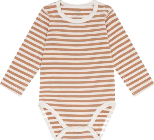 Hust and Claire Body I/e - HcBuller Skyway - Solbrenthet - Hust and Claire - 56 - Langermet Body Brun Hvit Oransje