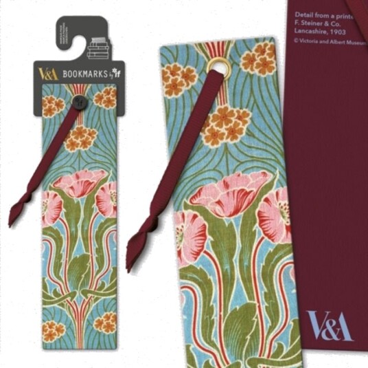 V&A Bookmark Steiner Poppies