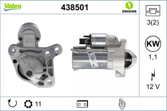 VALEO 438501 Starter VALEO 438501 Starter