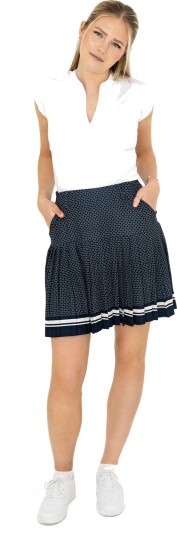 Func Factory Pleat Skjørt & kjoler Navy Romb (871) Large