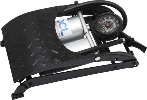 PCL fotpumpe med 2 sylindre og manometer PCL fotpumpe med 2 sylindre og manometer
