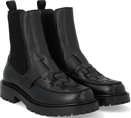ANGULUS Booties Flat With Elastic Black 40