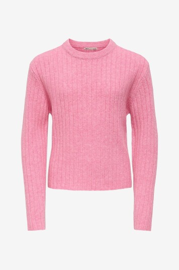 Kids Only Pullover kogJeanett Life LS Rib O neck CP KN Rosa