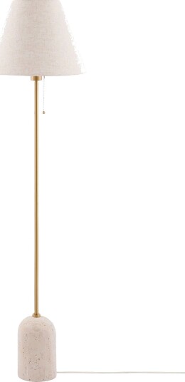Globen Lighting Gulvlampe Gino Beige travertin Beige Gulvlamper