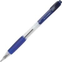 Kuglepen Q-Connect Blå M/Gummigreb 0.7Mm,12 Stk/Pk