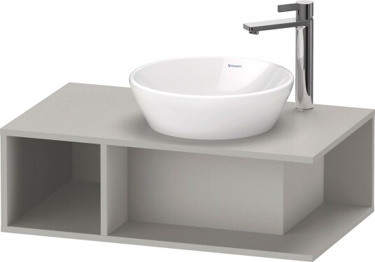 Duravit D-Neo Compact Servantskap 800x480 mm Betonggrå Matt Dekor