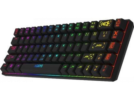 Aqirys Mekanisk Tastatur 65% 68 Taster Dual Mode Mira Svart GA KB 6 Aqirys Mekanisk Tastatur 65% 68 Taster Dual Mode Mira Svart GA KB 6