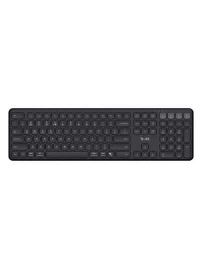 Trust VAIYA MULTIDEVICE WIRLS KEYBOARD ND Tastatur Nordisk Svart Trust VAIYA MULTIDEVICE WIRLS KEYBOARD ND Tastatur Nordisk Svart
