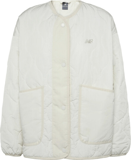 New Balance Quilted Bomber Cream M