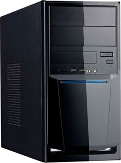 LINKWORLD Midi-tårn Kabinett 450W med 2x USB3.0 Sort LINKWORLD Midi-tårn Kabinett 450W med 2x USB3.0 Sort