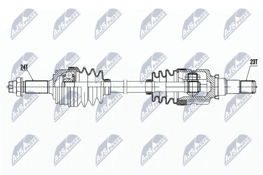 Nty Drivaksel NTY NPW TY 170 Nty Drivaksel NTY NPW TY 170