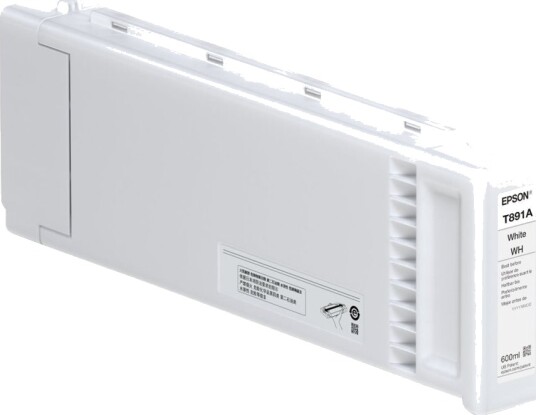 Epson T891a 600 Ml Hvit Original Blekkpatron For Surecolor Sc S80610 Epson T891a 600 Ml Hvit Original Blekkpatron For Surecolor Sc S80610