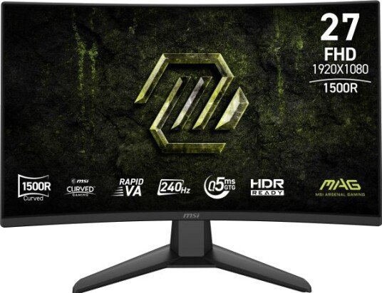 MSI MAG 274CF X24 27" FHD Svart MSI MAG 274CF X24 27" FHD Svart