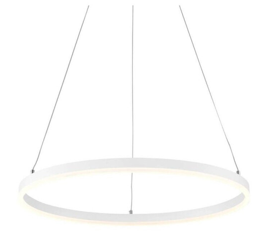 Arcchio Albiona LED-hengelampe, hvit, 80 cm