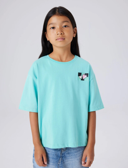 Name It Nkftara Ss Rlx Top Ps Noos Blue 122 128