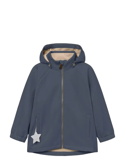 MINI A TURE Mataden Softshell Jacket. Grs Navy 146