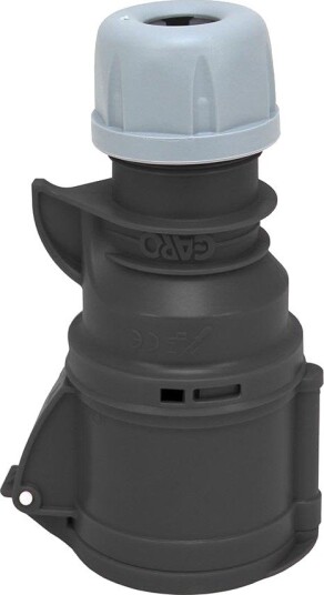Garo S 432-5 Q Skjøtekontakt IP44, 5-Polet, 32 A, Quick Svart, 5 H