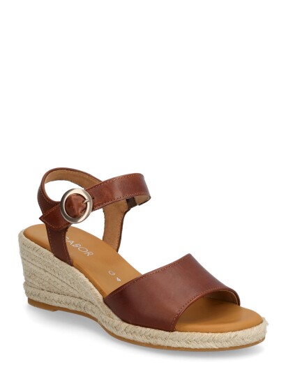 Gabor Wedge Sandal Brown 42 Gabor Wedge Sandal Brown 42
