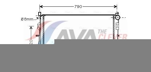 Radiator AVA Clever Choice CR2092