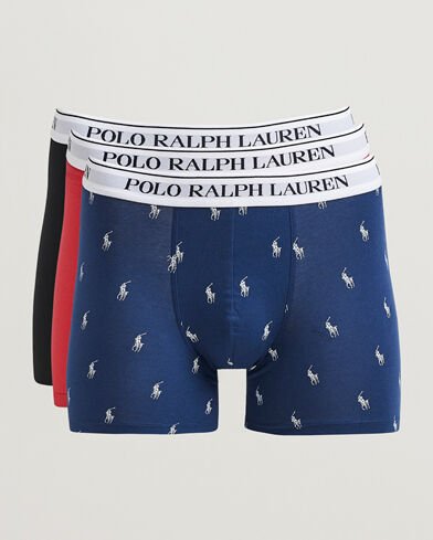 Polo Ralph Lauren 3-Pack Boxer Brief Navy/Red/Blue