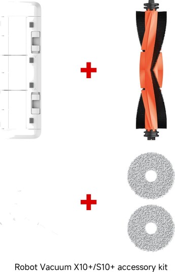 Xiaomi Robot Vacuum Side Brush+Main Brush+Brush Cover+Mop Pad Bundle