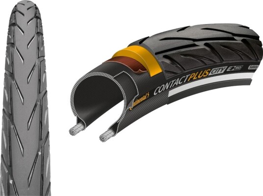 Continental Tire E-Contact SafetyPlusBreaker 700x47, sykkeldekk 47-622 BLACK