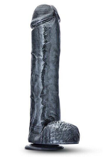 Jet Onyx Carbon Metallic Anal Dildo 29cm