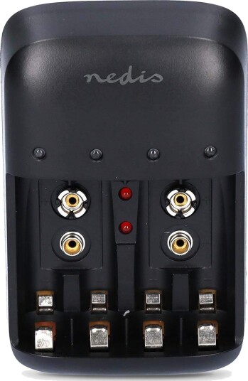 Nedis NiMH batterilader AA/AAA/9V
