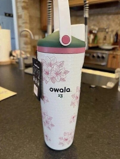 Owala Vannflaske FreeSip Sway 30oz Zalea Masters Theme Golf