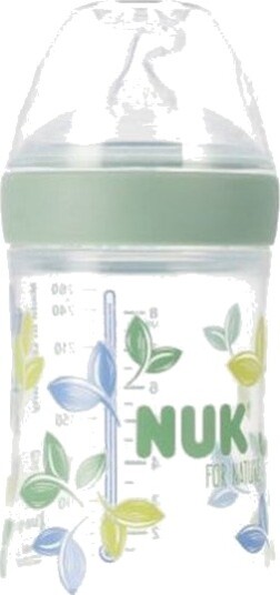 Nuk For Nature Smokkeflaske Med Silikonsmokk 260ml Grønn Nuk For Nature Smokkeflaske Med Silikonsmokk 260ml Grønn