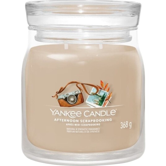 Yankee Candle Signature Medium Jar Afternoon Scrapbooking 368g
