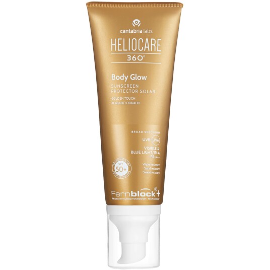 Heliocare 360° Body Glow Solkrem SPF 50 100 ml med Fuktighetsgivende Ingredienser