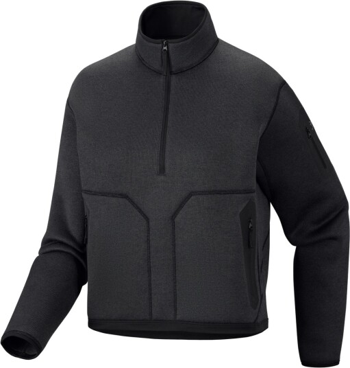 Arc"teryx Covert 1/2 Zip W Black Heather L