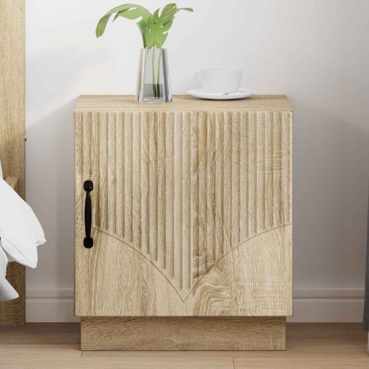 Nattbord Sonoma eik 43 x 34,5 x 47 cm Konstruert tre