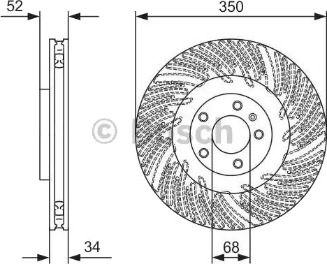 Bremseskive BOSCH 0 986 479 D28 Bremseskive BOSCH 0 986 479 D28