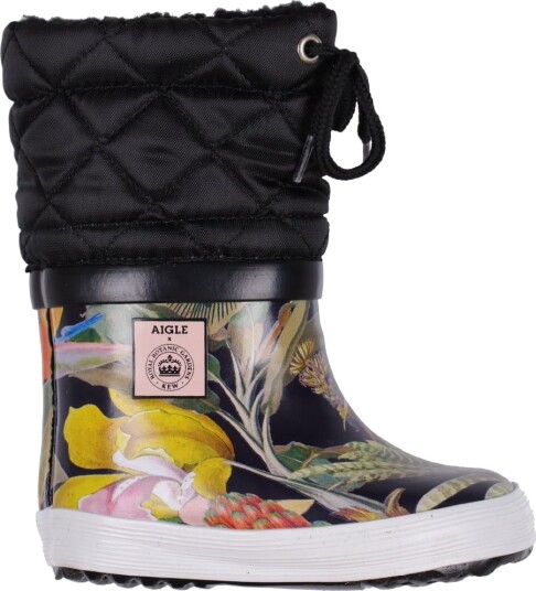 Aigle Termostøvler Giboulee Print Kew Garden 2 Aigle 19 Gummistøvler Svart