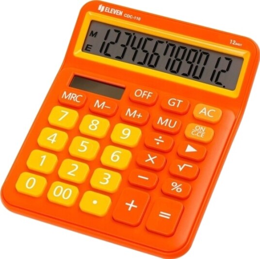 Eleven CDC110OR Oransje Kontorkalkulator Eleven CDC110OR Oransje Kontorkalkulator