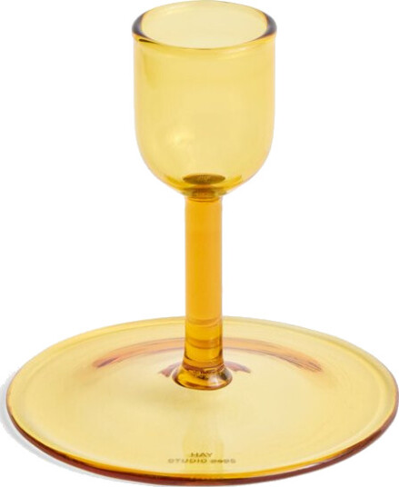HAY Tiny Lysestake Gul i Borosilikatglass - Elegant Design HAY Tiny Lysestake Gul i Borosilikatglass - Elegant Design