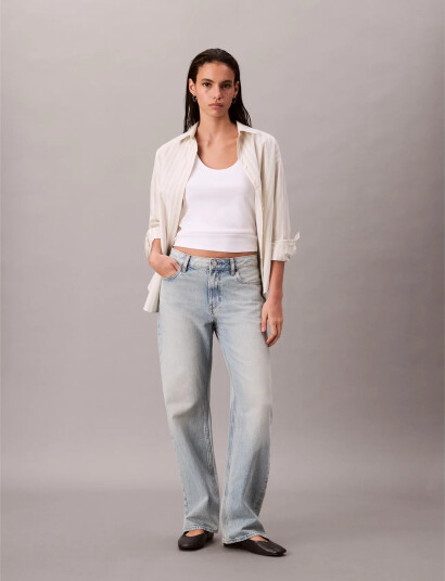 Calvin Klein Jeans Signature 90S Straight Lafayette Blue RG/32 Calvin Klein Jeans Signature 90S Straight Lafayette Blue RG/32
