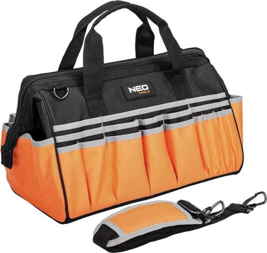 NEO Tools Verktøybag 84-319 Polyester 600D, 22 Utvendige Lommer, 9 Innvendige Lommer