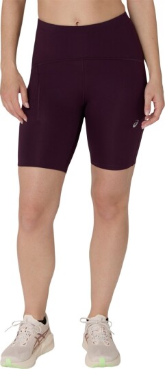 ASICS Road High Waist 8in Sprinter Burgunder S